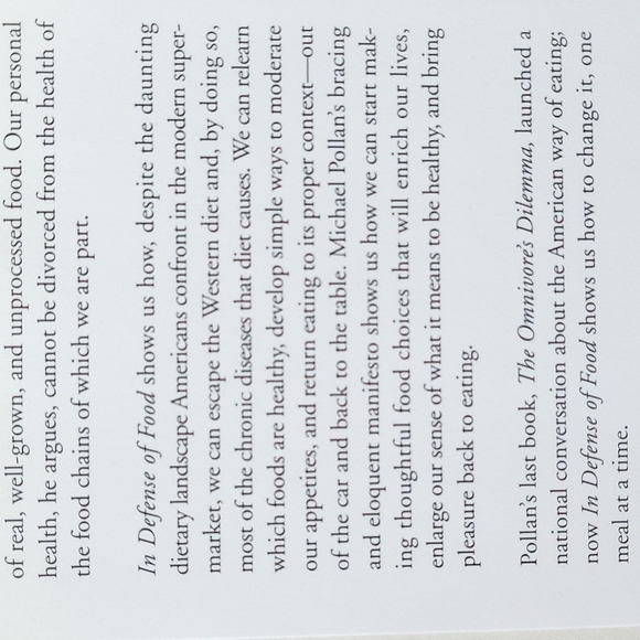 In Defense Of Food Book By Michael Pollan - Picture 8 of 8